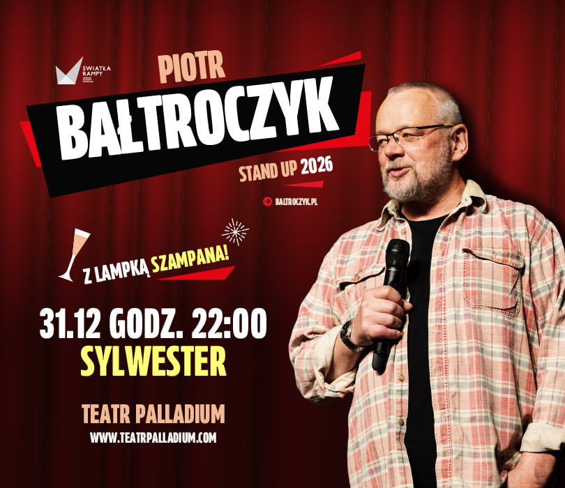 Piotr Bałtroczyk Stand-up, plakat wydarzenia