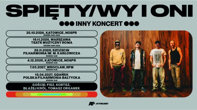 SPIĘTY/WY I ONI Inny Koncert, plakat wydarzenia