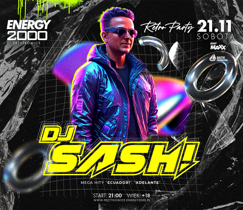 DJ Sash, plakat wydarzenia