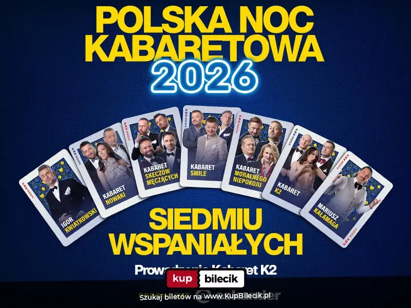 Polska Noc Kabaretowa 2026, plakat wydarzenia