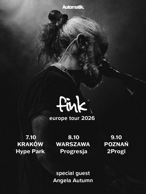 FINK - Europe Tour 2026 + special guest Angela Autumn
