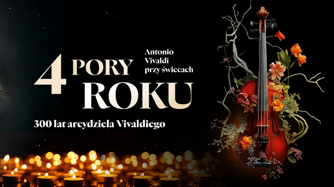 4 Pory Roku - Antonio Vivaldi przy Świecach, plakat wydarzenia