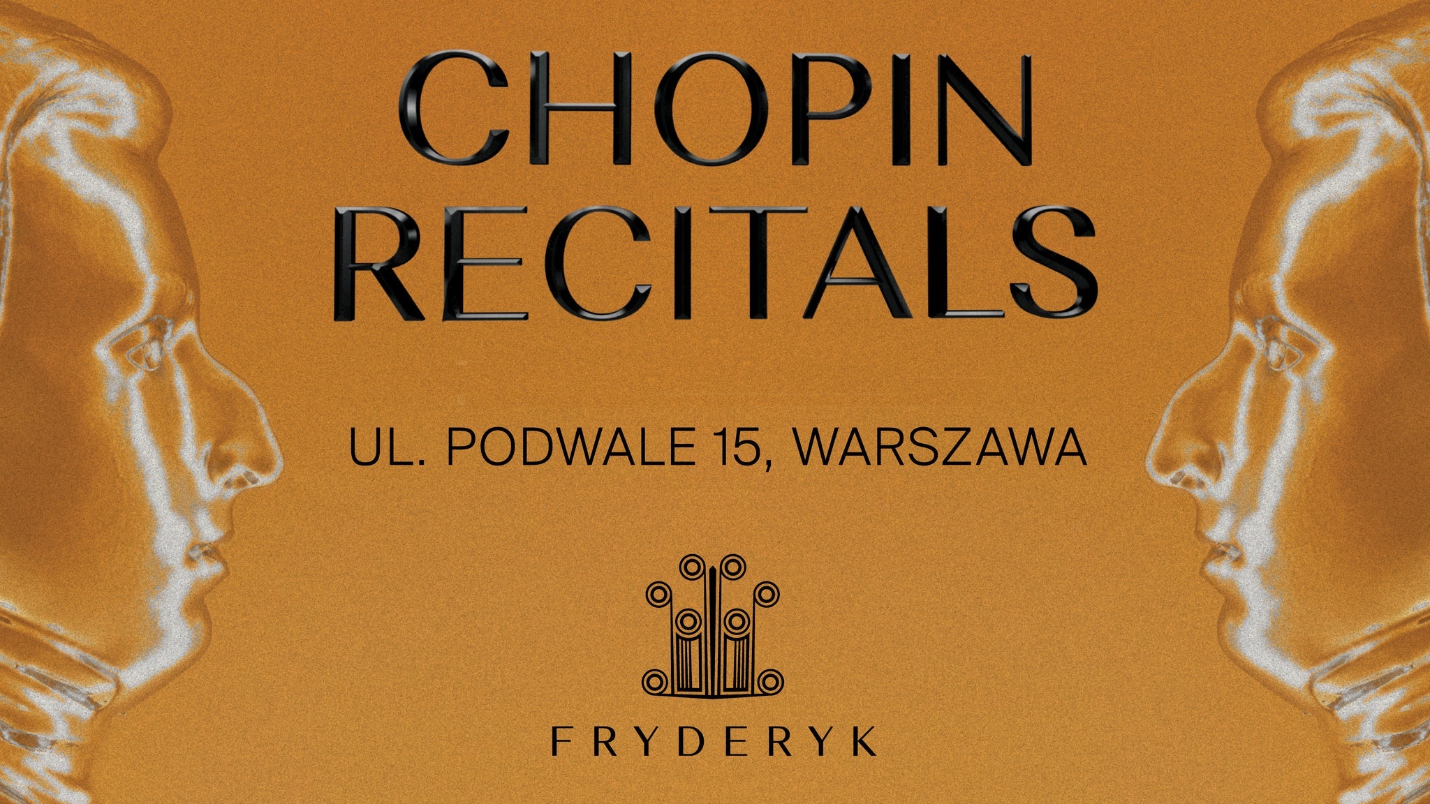 Koncert Chopinowski w Sali Koncertowej Fryderyk, plakat wydarzenia