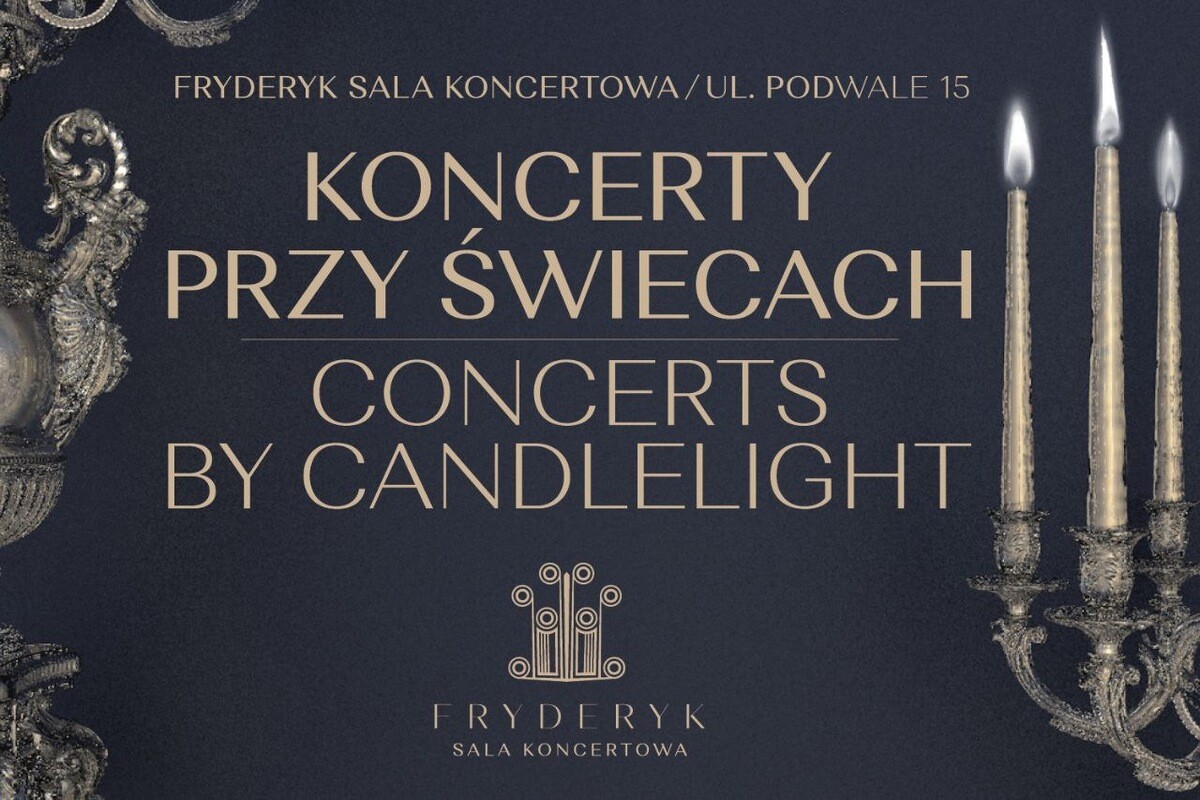 Koncerty przy świecach – Muzyka filmowa, plakat wydarzenia