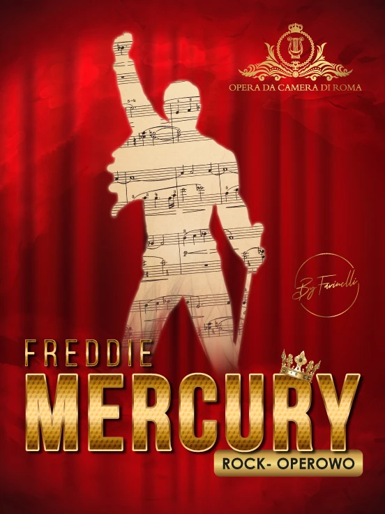 Freddie Mercury Rock-Operowo przy świecach, plakat wydarzenia
