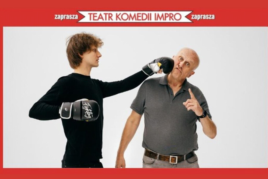 ImproMecz na urodziny Teatru Komedii Impro, plakat wydarzenia