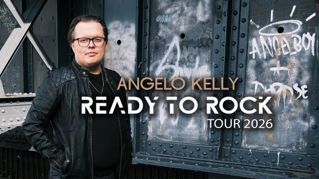 Angelo Kelly "READY TO ROCK" Tour 2026, plakat wydarzenia