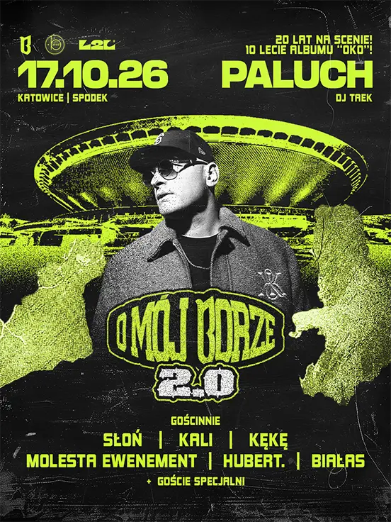 Paluch O MÓJ BORZE Koncert Jubileuszowy, plakat wydarzenia