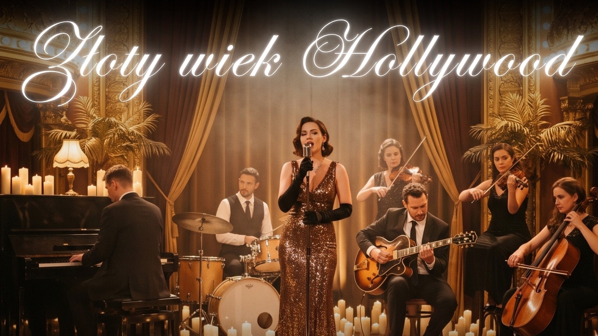 Koncert przy świecach – Złoty Wiek Hollywood, plakat wydarzenia