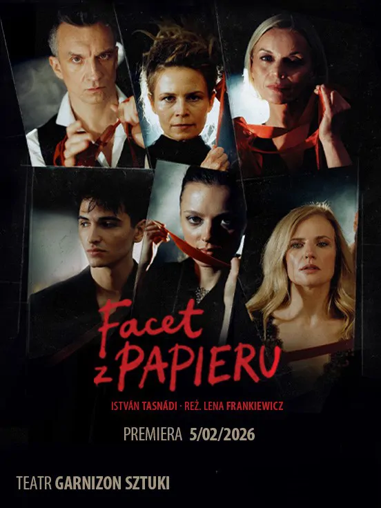 Facet z papieru