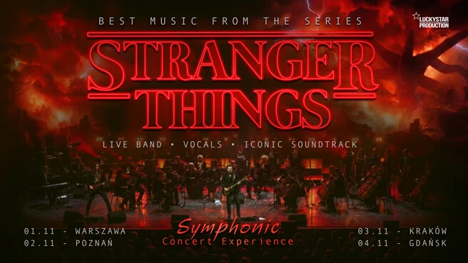 Music from Stranger Things Symphony Experience, plakat wydarzenia