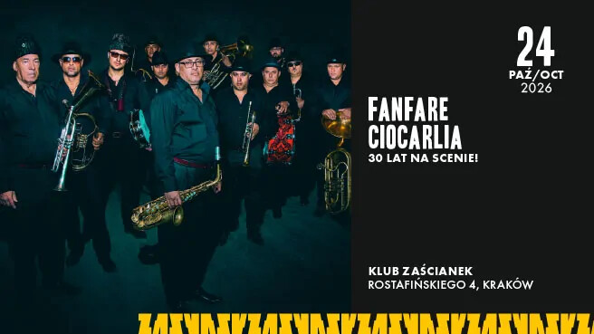 Fanfare Ciocărlia - 30 lat na scenie!, plakat wydarzenia
