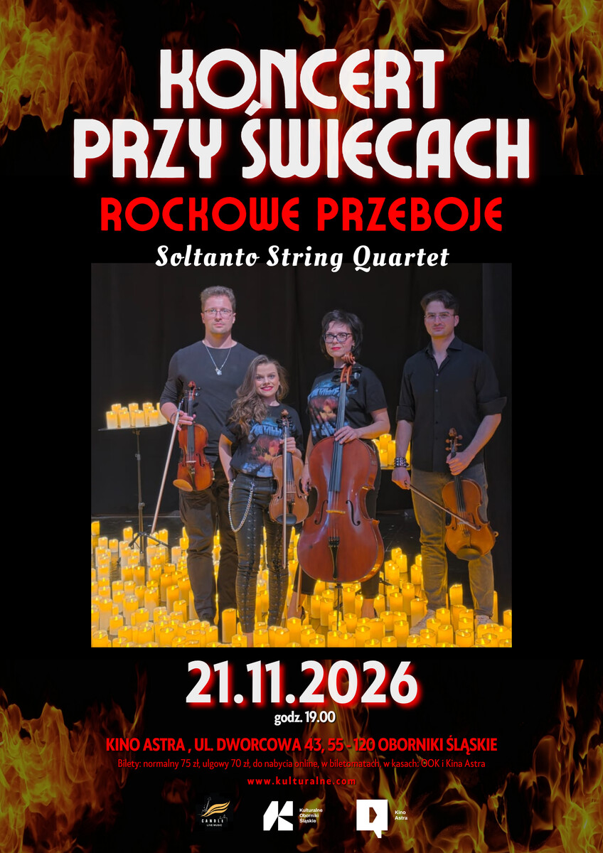 KONCERT PRZY ŚWIECACH “MUZYKA ROCKOWA"