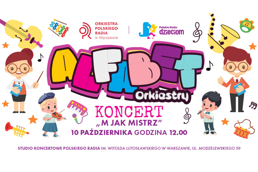 Alfabet Orkiestry: M jak mistrz, plakat wydarzenia