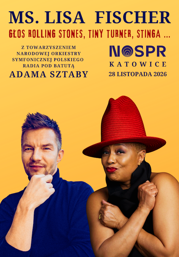 MS. LISA FISCHER & NOSPR pod batutą ADAMA SZTABY / Głos Rolling Stones, Tiny Turner, Stinga...