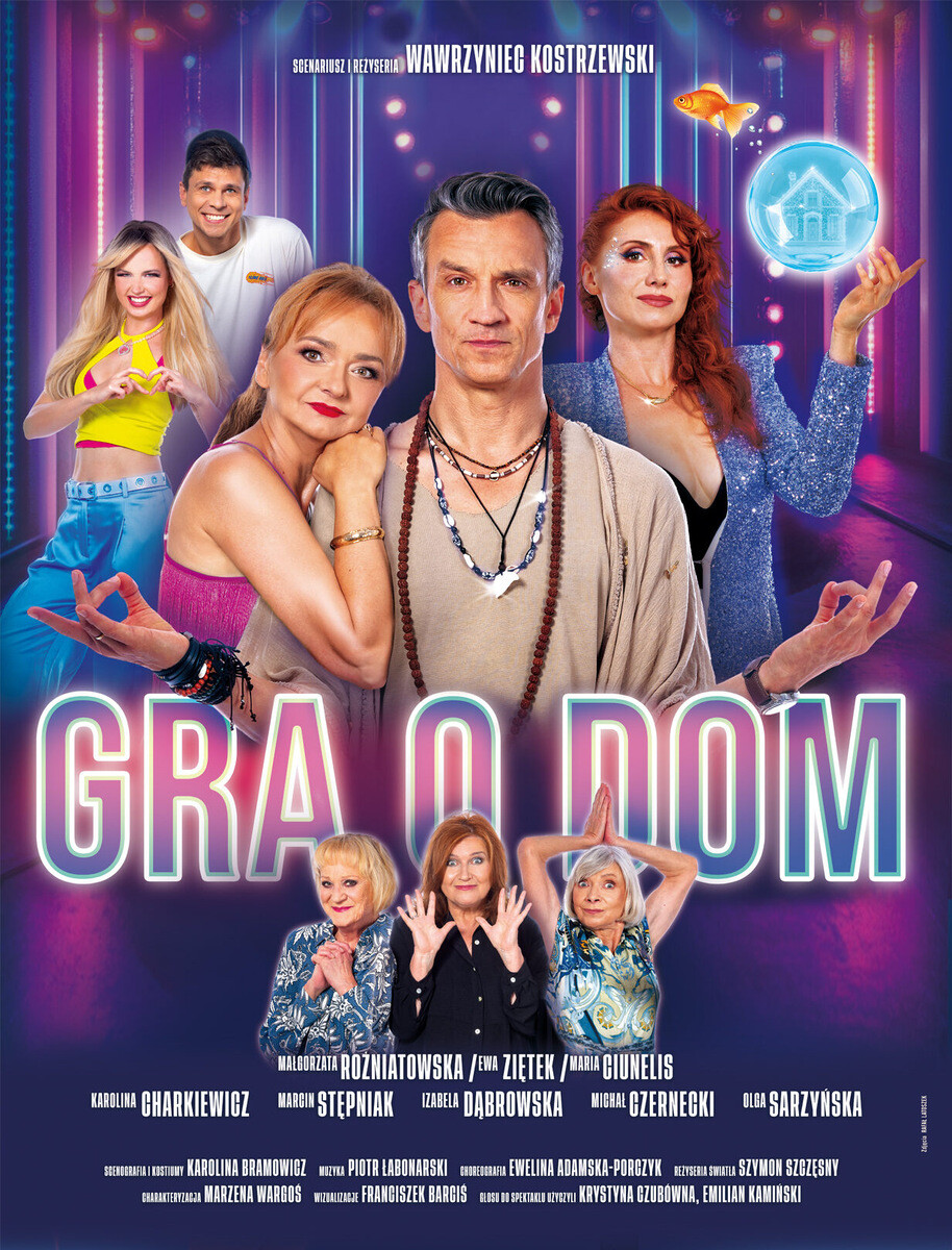 "Gra o Dom" Teatr Kamienica, plakat wydarzenia