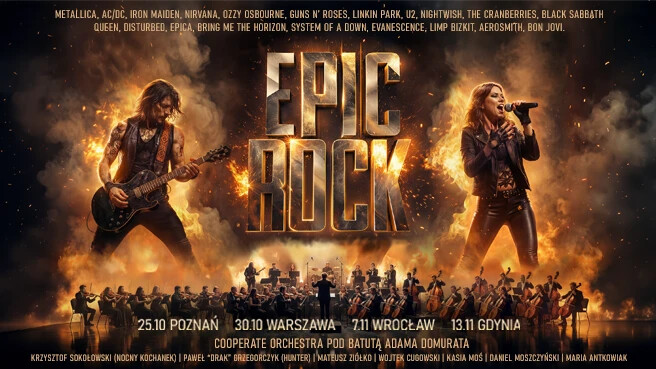 EPIC ROCK: Symphonic Concert, plakat wydarzenia