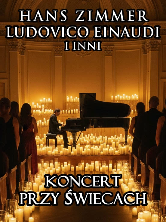 Koncerty przy świecach - Hans Zimmer, Ludovico Einaudi i Inni