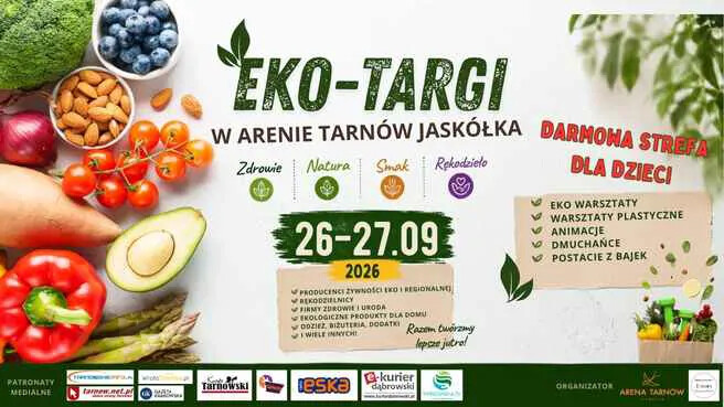 Eko-Targi w Arenie Tarnów Jaskółka, plakat wydarzenia