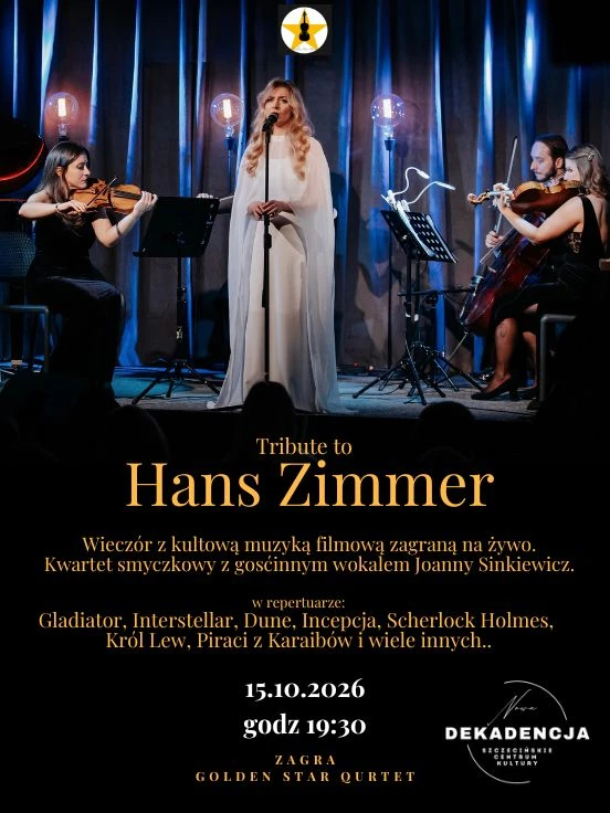 Tribute to Hans Zimmer - koncert kameralny