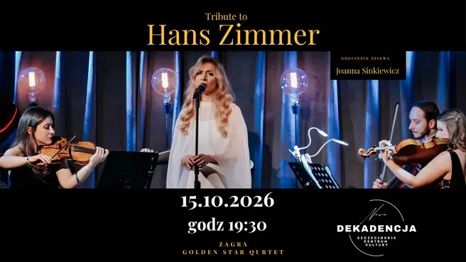 Tribute to Hans Zimmer - koncert kameralny, plakat wydarzenia