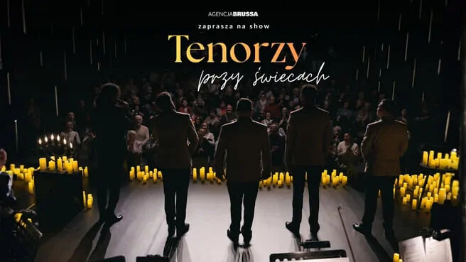 Tenorzy przy świecach, plakat wydarzenia