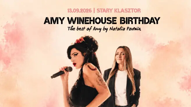 Amy Winehouse Birthday - The best of Amy by Natalia Podwin, plakat wydarzenia