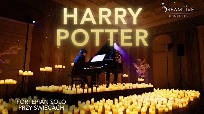 Fortepian przy świecach: Harry Potter, plakat wydarzenia