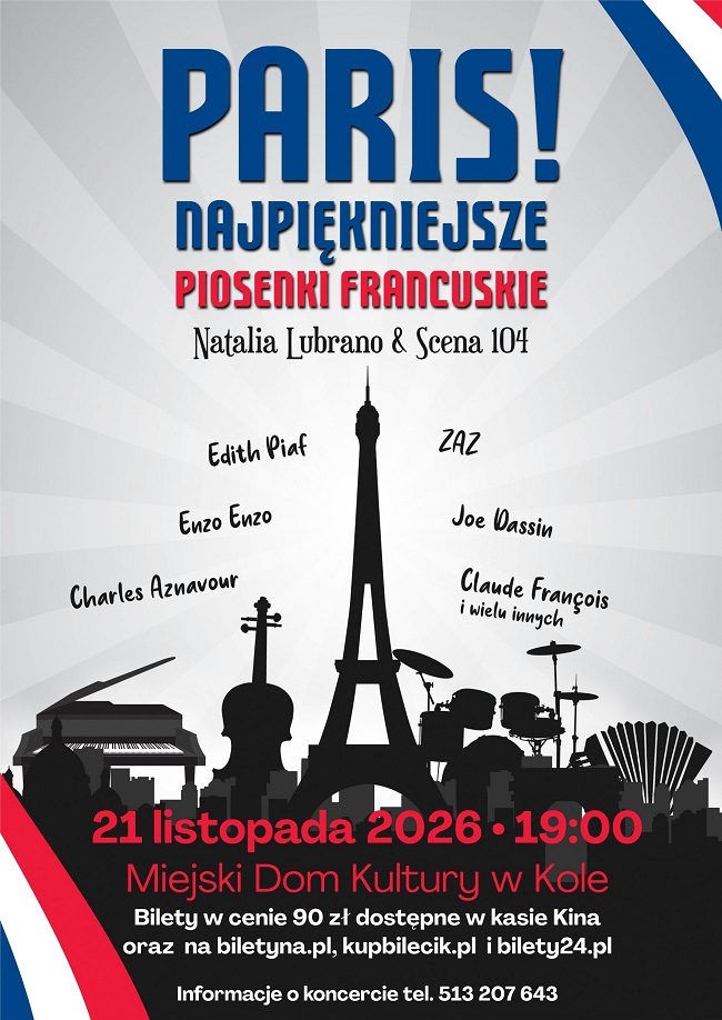 PARIS! NAJPIĘKNIEJSZE PIOSENKI FRANCUSKIE
