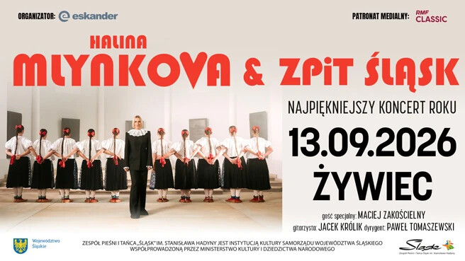 Halina Mlynkowa & ZPiT „Śląsk”, plakat wydarzenia