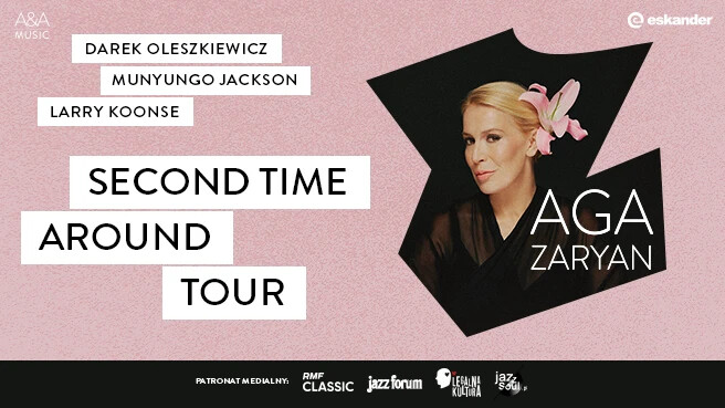 Aga Zaryan – Second Time Around, plakat wydarzenia