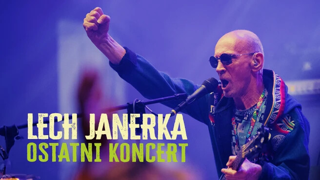 Ostatni koncert Lecha Janerki, plakat wydarzenia