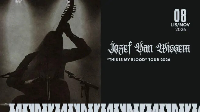 Jozef Van Wissem “This Is My Blood” Tour 2026, plakat wydarzenia