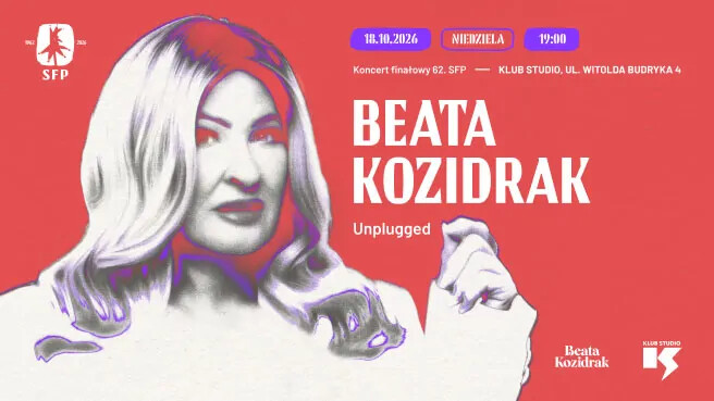 Beata Kozidrak – Unplugged, plakat wydarzenia