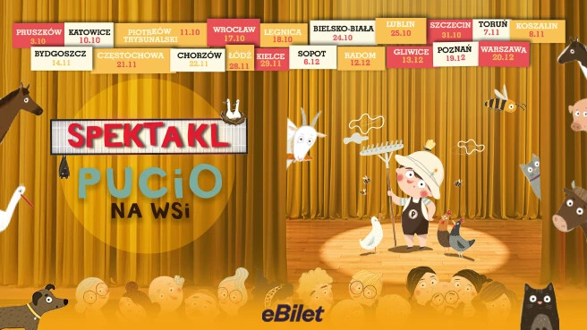 Pucio Na Wsi - spektakl, plakat wydarzenia