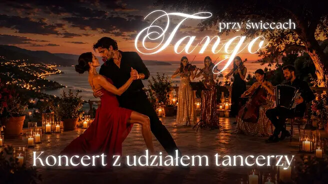 Tango przy świecach, plakat wydarzenia