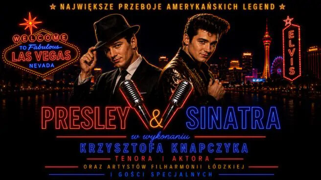 Las Vegas - Presley & Sinatra, plakat wydarzenia