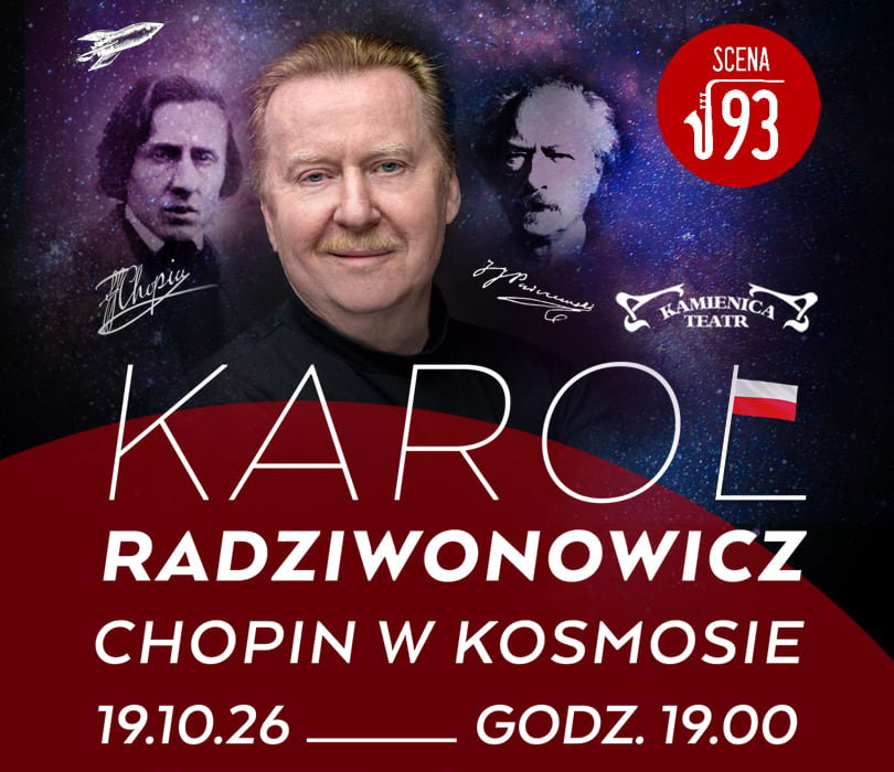 Karol Radziwonowicz. Chopin w kosmosie, plakat wydarzenia