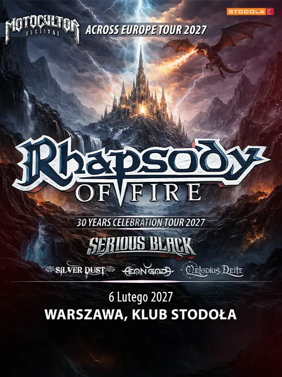 Motocultor Across Europe Tour 2027, Feat. Rhapsody of Fire, Serious Black & supports