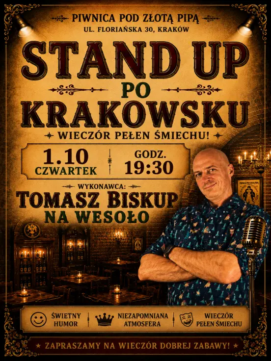 Tomek Biskup – Stand-up na żywo