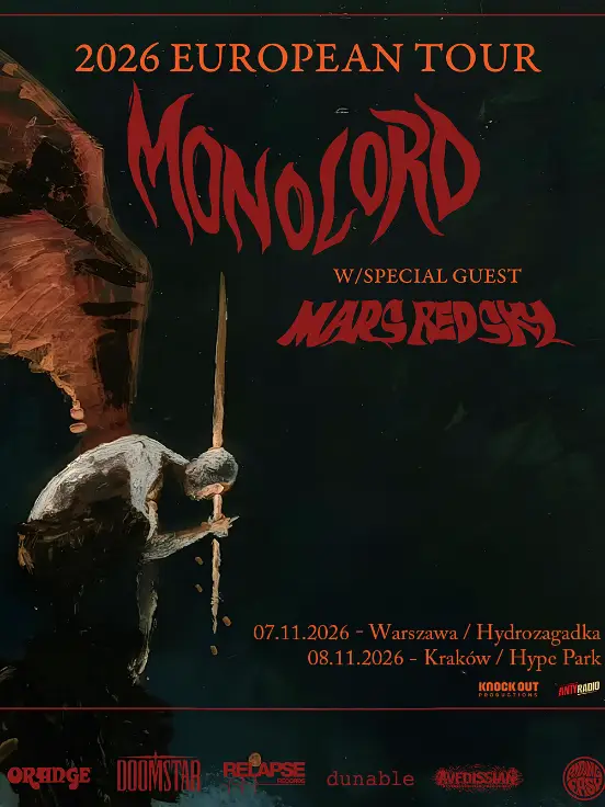 Monolord + Mars Red Sky