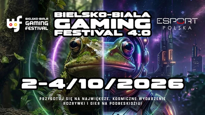 Bielsko-Biała Gaming Festival 4.0, plakat wydarzenia