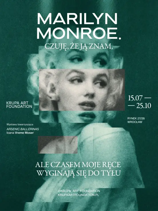 Marilyn Monroe - zwiedzanie wystaw w Krupa Art Foundation