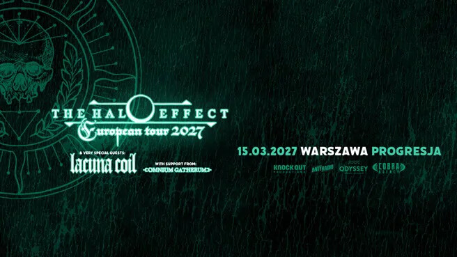 The Halo Effect + Lacuna Coil + Omnium Gatherum, plakat wydarzenia