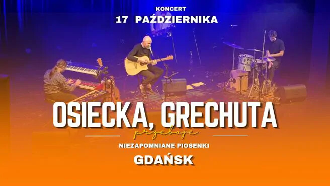 Osiecka, Grechuta – niezapomniane piosenki, plakat wydarzenia