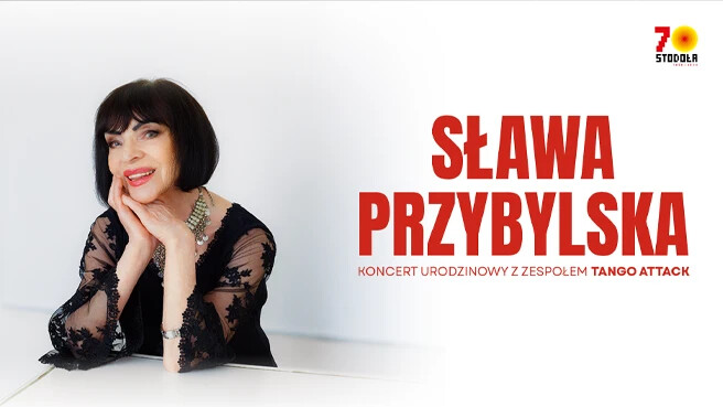 Sława Przybylska z zespołem Tango Attack - koncert urodzinowy, plakat wydarzenia