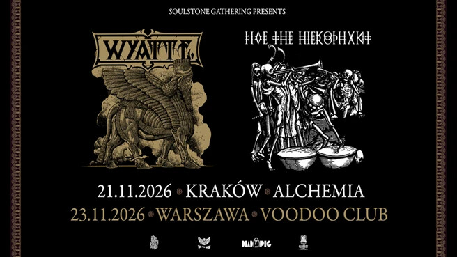 Wyatt E. + Five The Hierophant, plakat wydarzenia