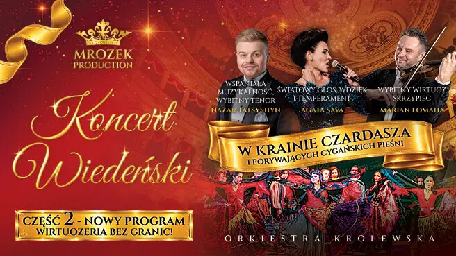 Koncert Wiedeński W Krainie Czardasza - Część 2, plakat wydarzenia
