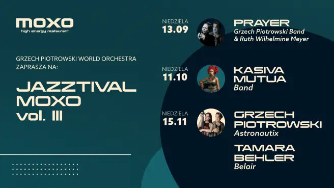 Jazztival MOXO vol. III, plakat wydarzenia