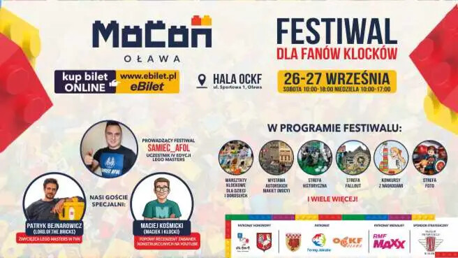 Festiwal MOCon Oława, plakat wydarzenia